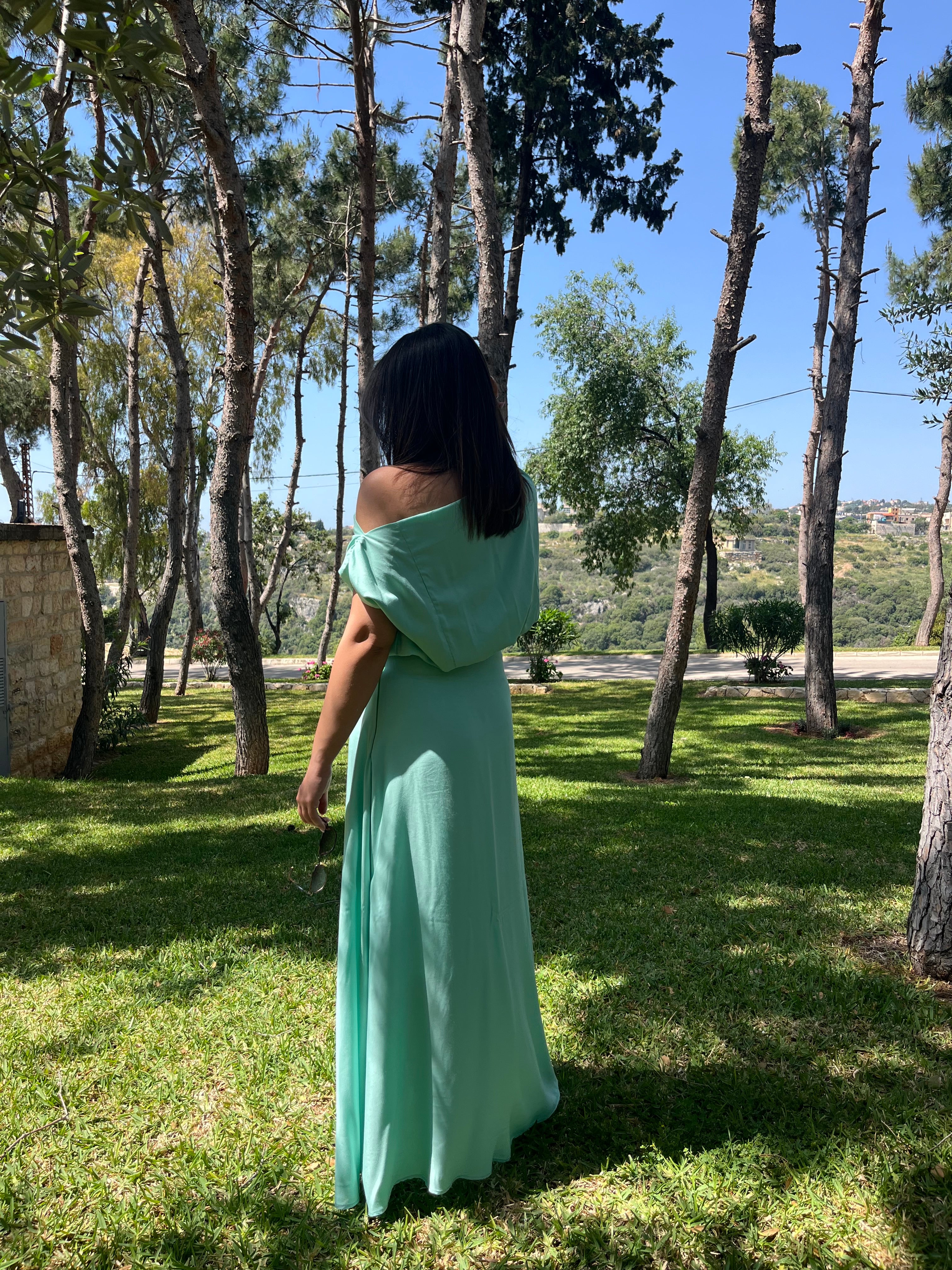 Aqua glow ensemble
