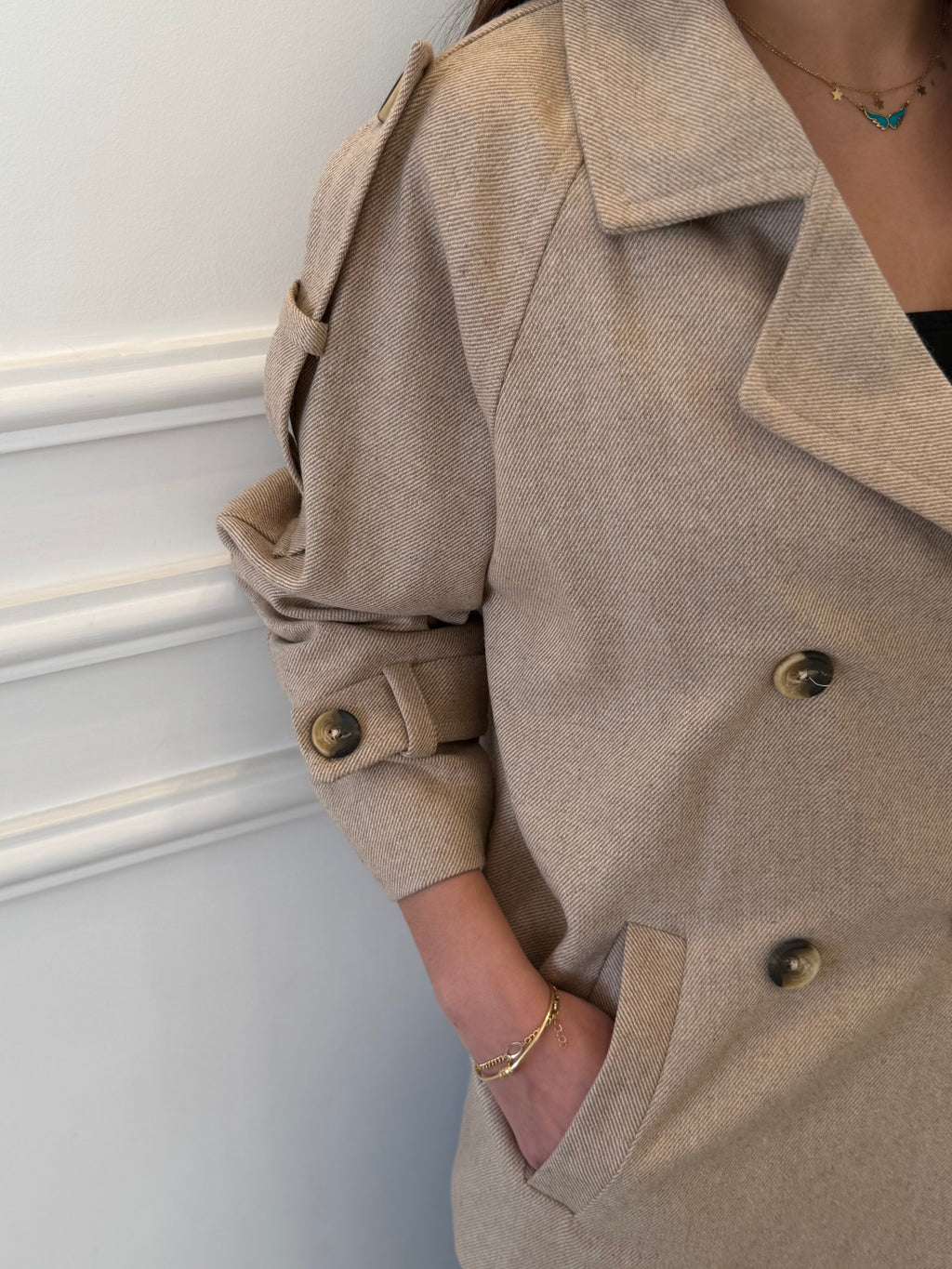 Pea beige jacket