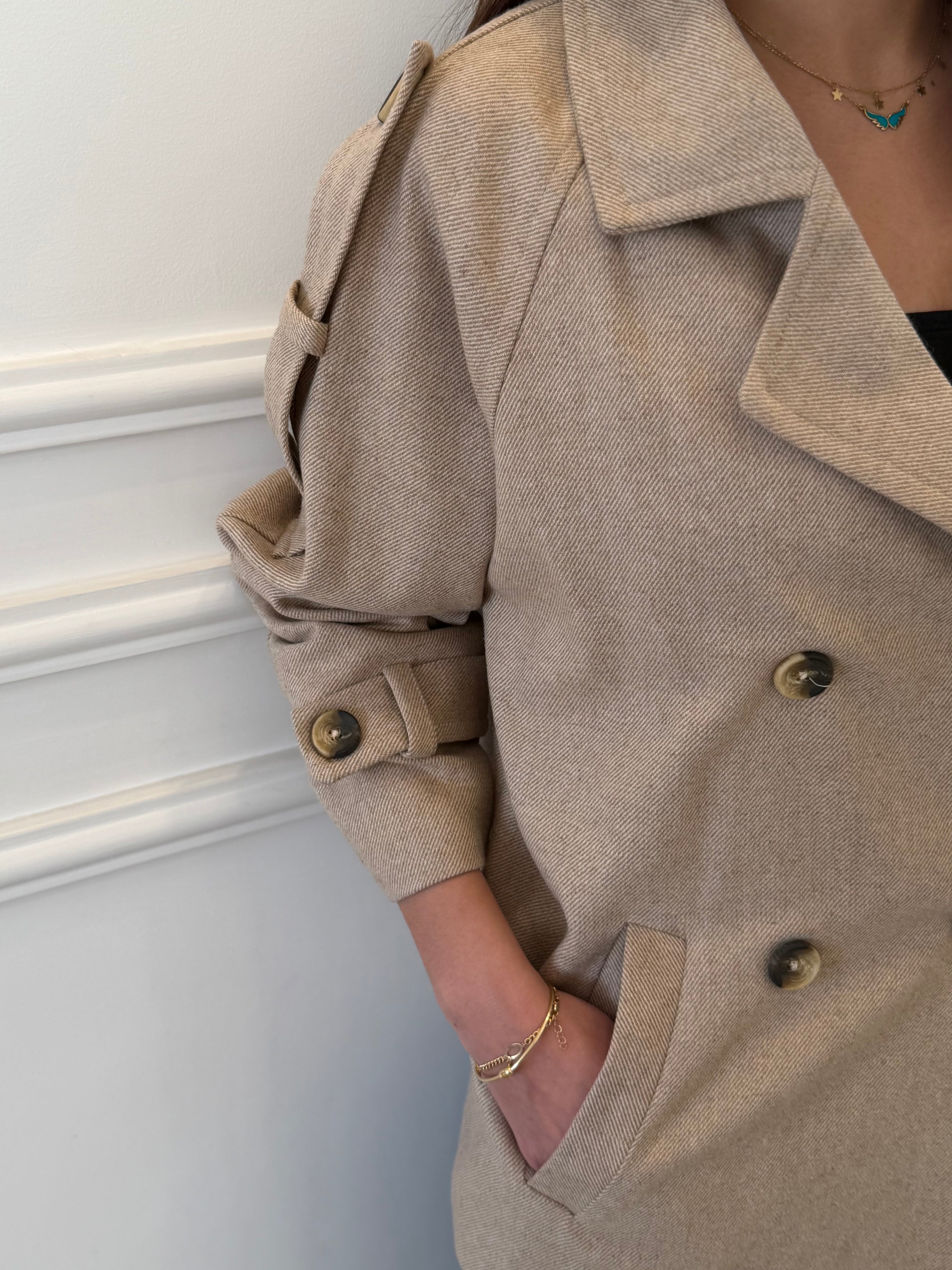 Pea beige jacket